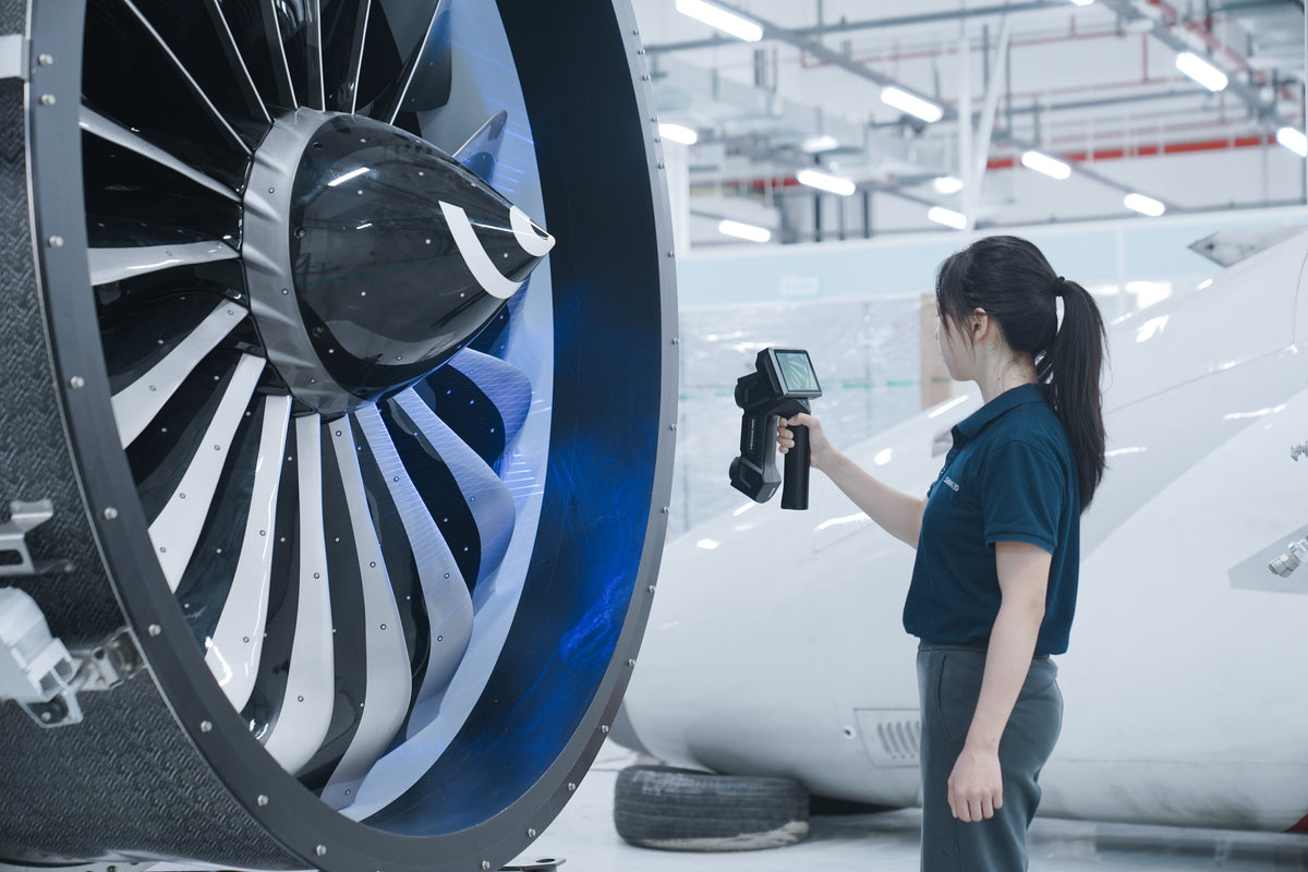 FreeScan Omni for Aircraft Dent Inspection: A Digital MRO Workflow