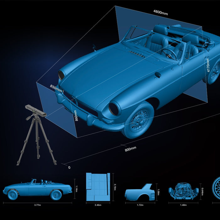 EinScan Trak for Marker-Free Large-Part Reverse Engineering