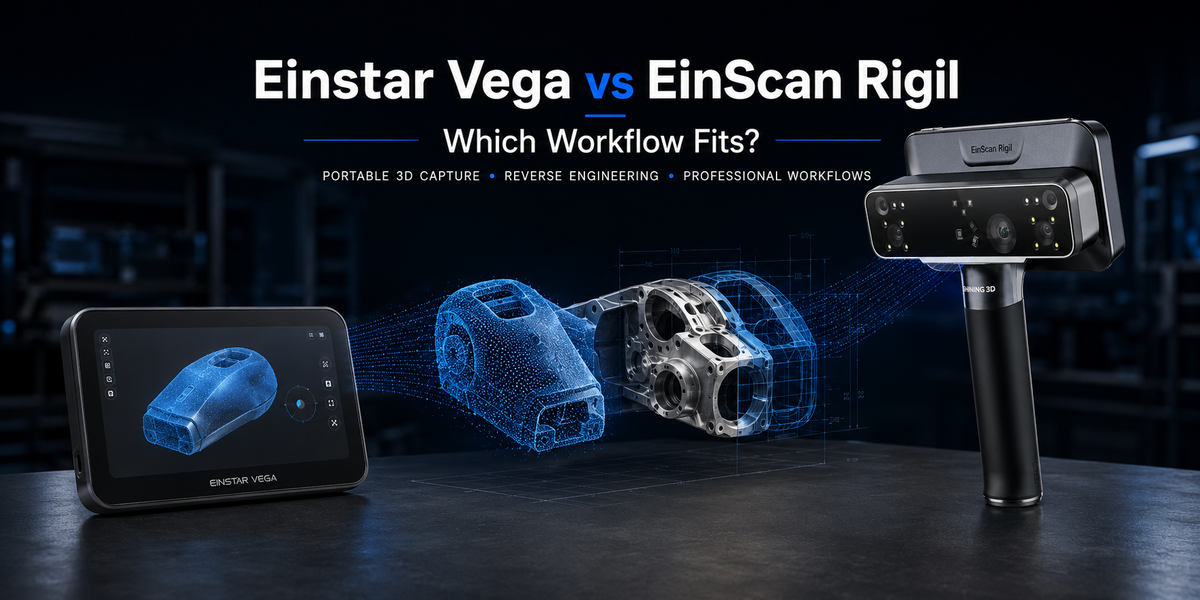 Einstar Vega vs EinScan Rigil: Which Workflow Fits?