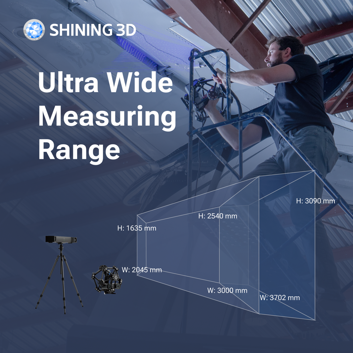 Wide, expandable tracking range without traditional leapfrog