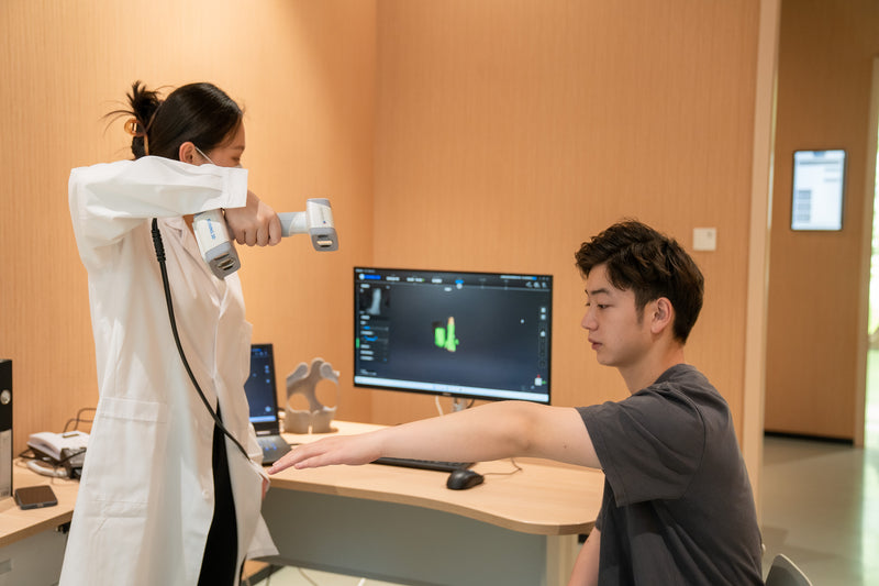 EinScan H2 human body scanning workflow