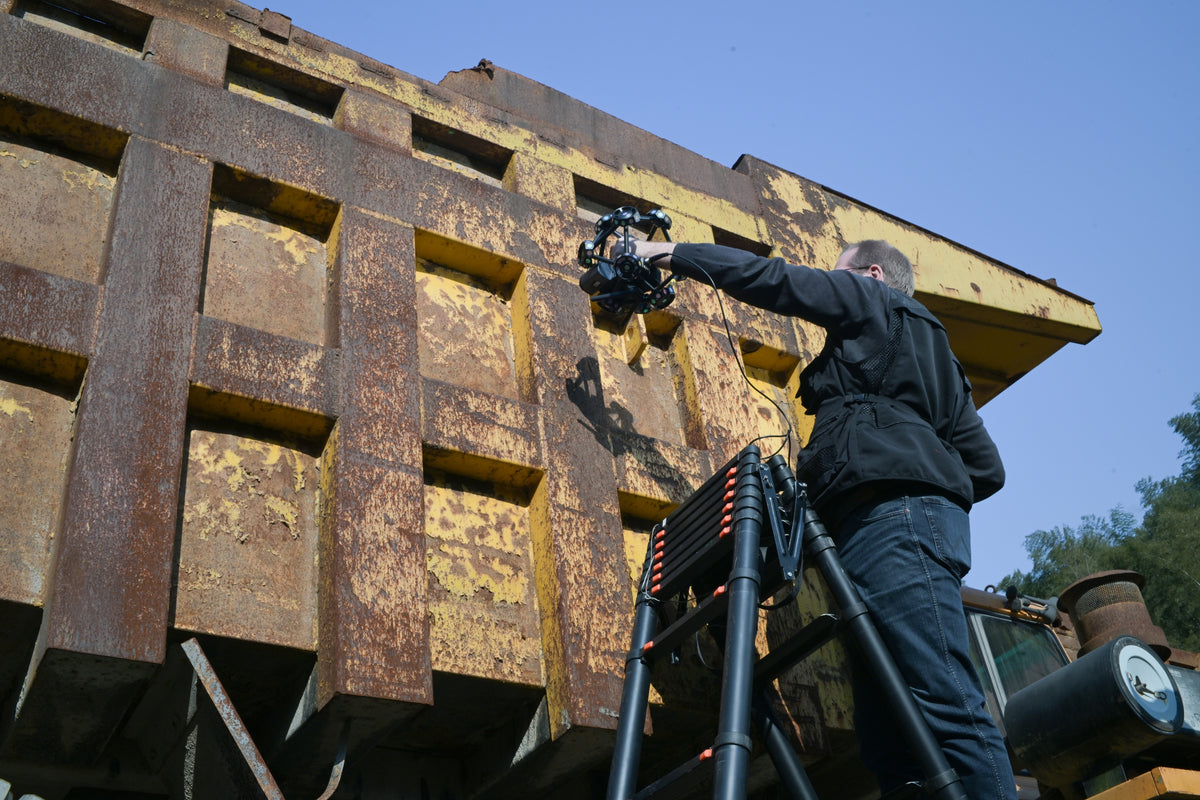 Heavy equipment, rail, and industrial structure measurement