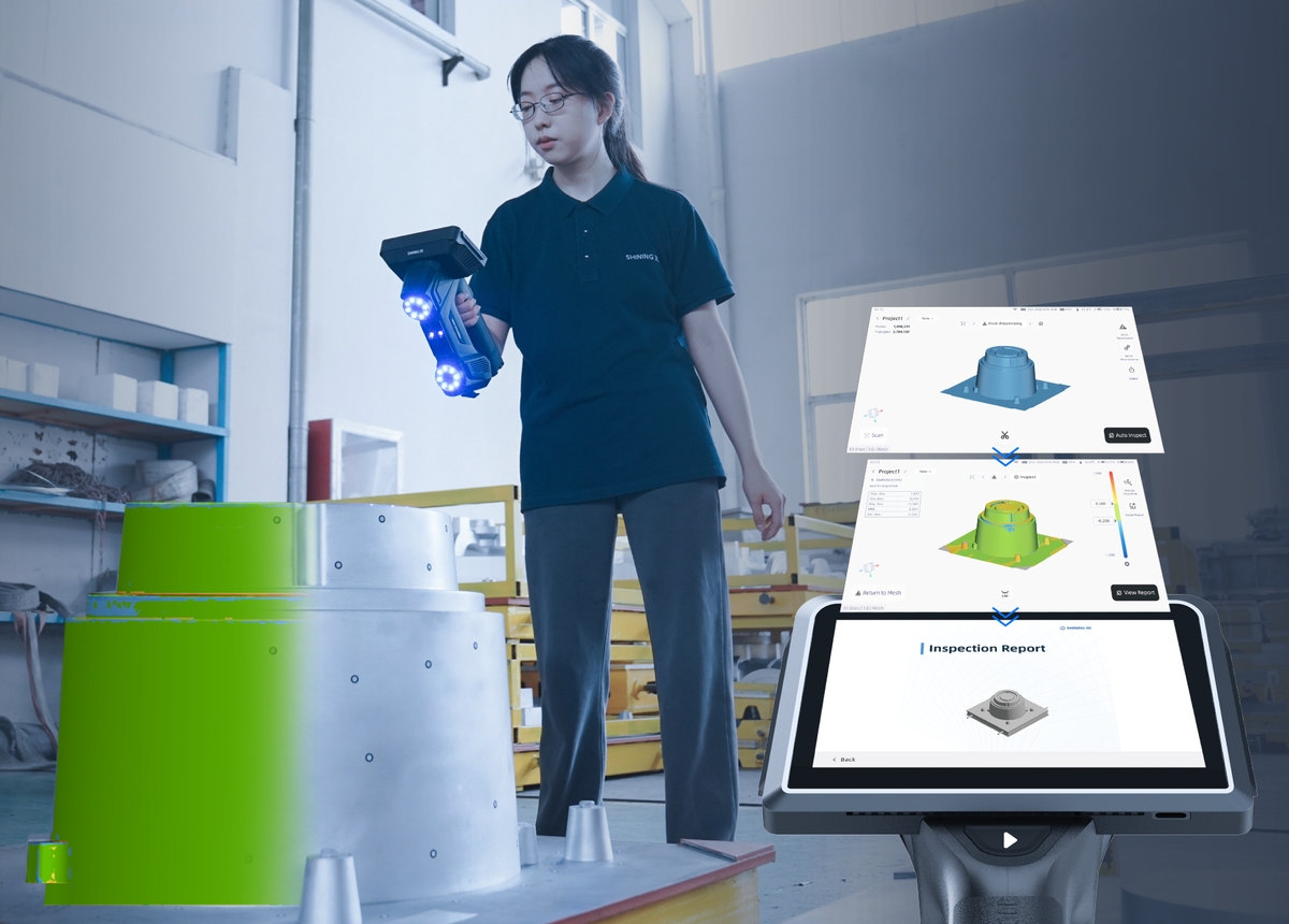 On-device scanning and inspection with FreeScan Omni