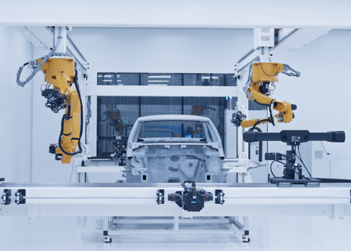 Custom dual-tracker automated vehicle inspection solution