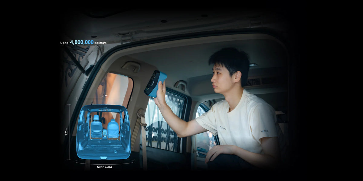 Reach up to 2,500,000 points/s in Laser HD and 4,800,000 points/s in IR Rapid