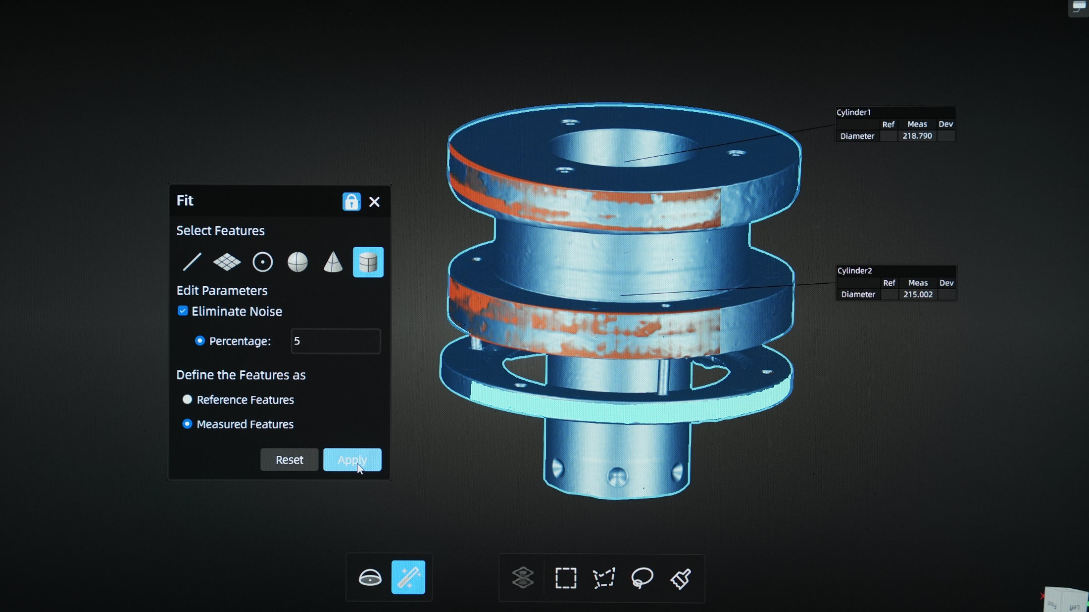 On-device inspection workflow