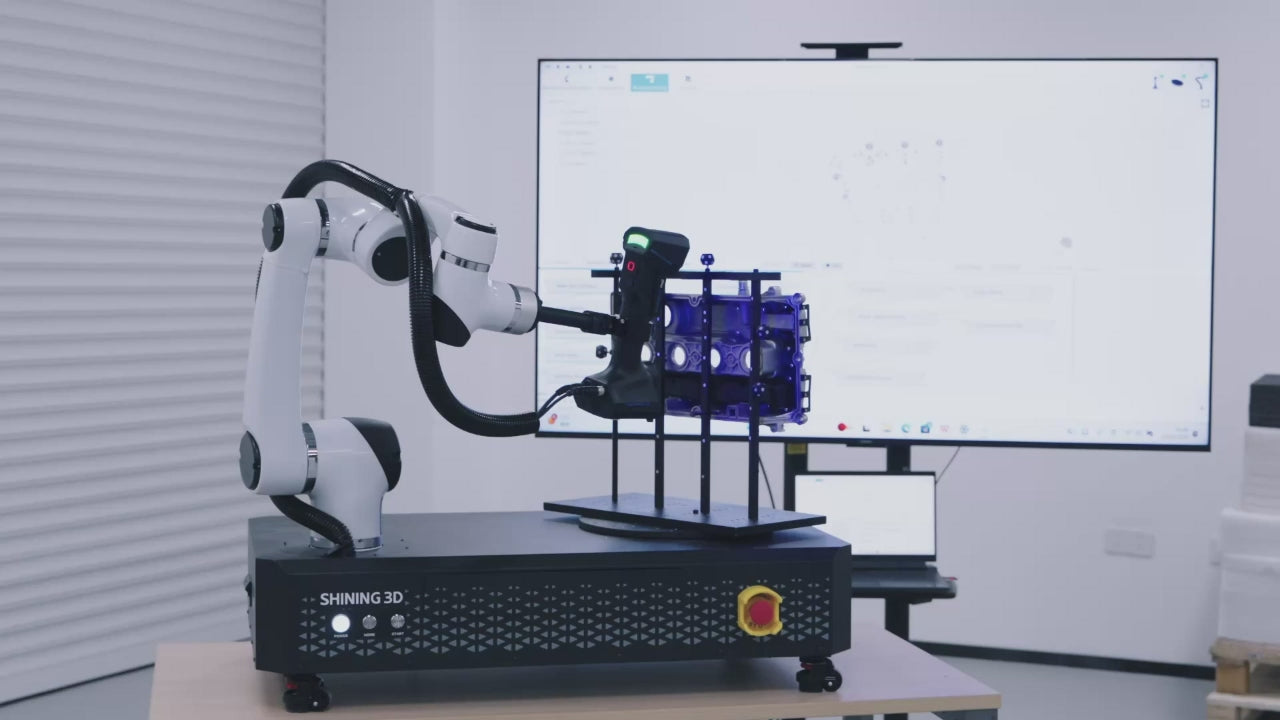 RobotScan Q12 robotic scan-to-report inspection workflow