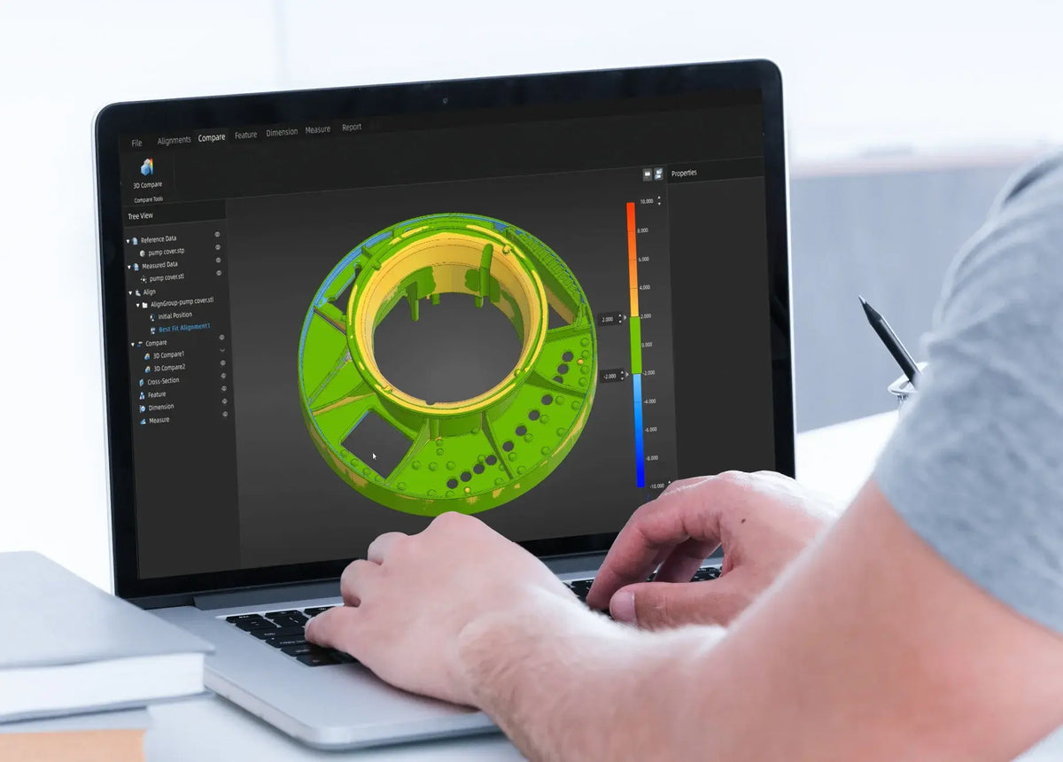 Shining 3D Inspect software for 3D inspection and reporting