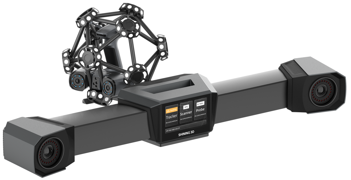FreeTrak W tracker and TE25W handheld scanner