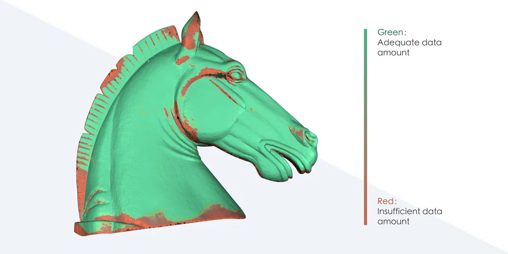Process and export scan data with the included EXStar software